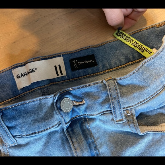 Garage Super Soft High Rise Denim Shorts - Picture 7 of 7